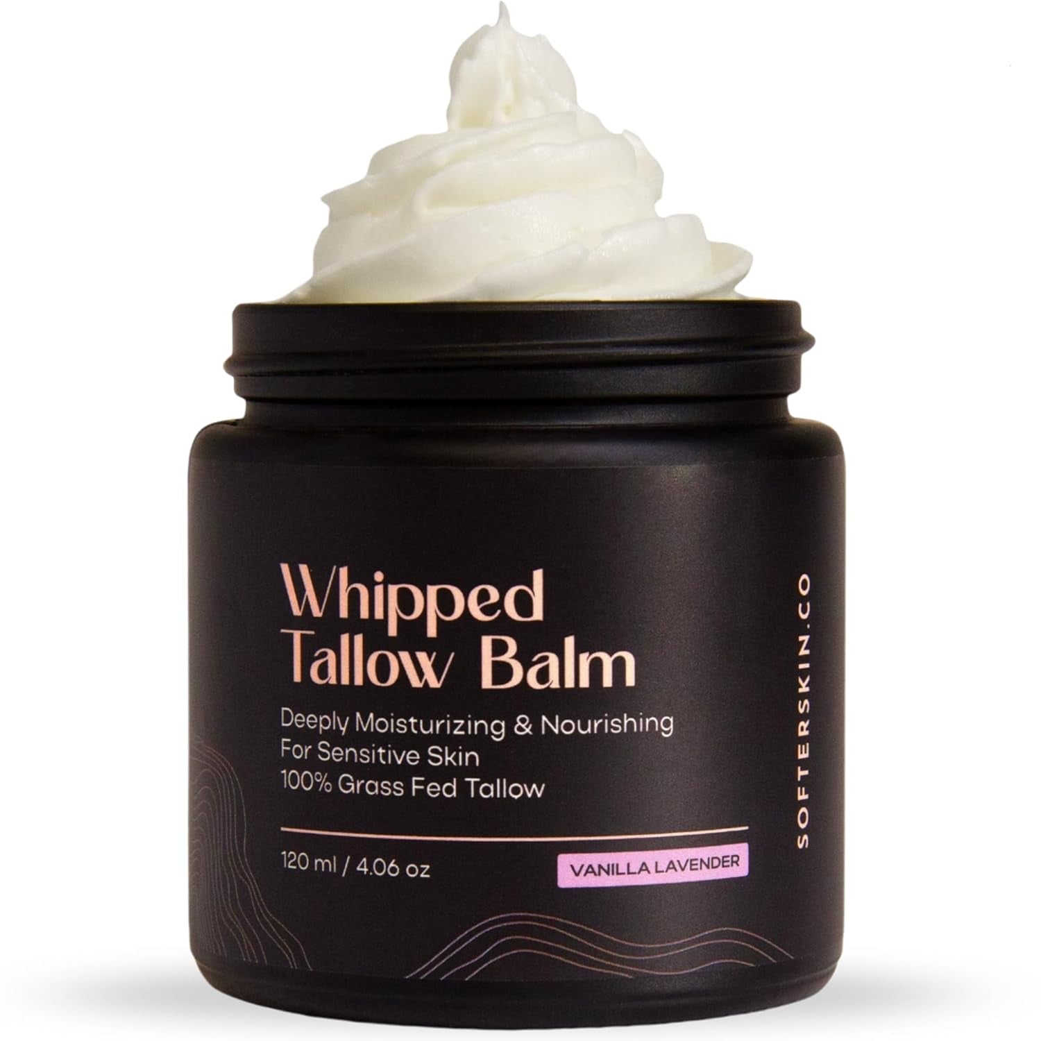 Beef Tallow for Skin (Unscented 2 Oz) - Whipped Tallow Balm for Face and Body - Natural Moisturizer for Sensitive Dry Skin - Handmade Body Butter - 100% Grass-Fed - Gentle Skincare Cream - Belly Butter Lotion