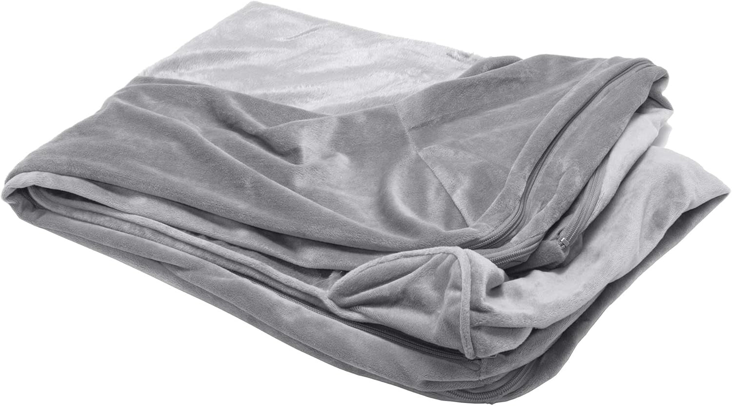 Replacement Dog Bed Cover Faux Fur & Velvet Sofa-Style, Machine Washable - Dark Sage, Jumbo (X-Large)
