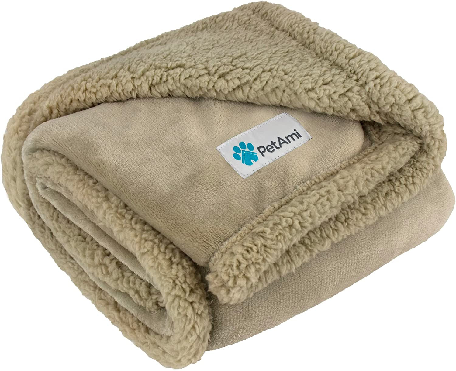 Dog Blanket for Medium Large Dogs, Pet Bed Blanket Cat Puppy Kitten, Fleece Furniture Couch Cover Protector Sofa Car, Soft Sherpa Dog Throw Plush Reversible Washable, 40X60 Plaid Navy Blue